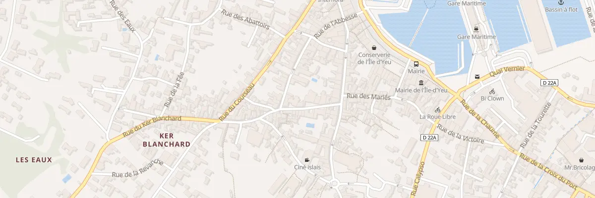 Plan du 16 Rue du secret à L’Île-d’Yeu