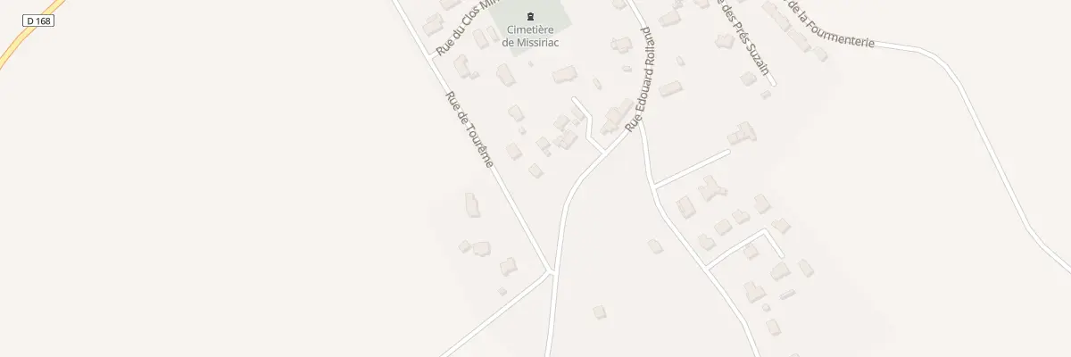 Plan du 2 Rue de la Toureme à Missiriac