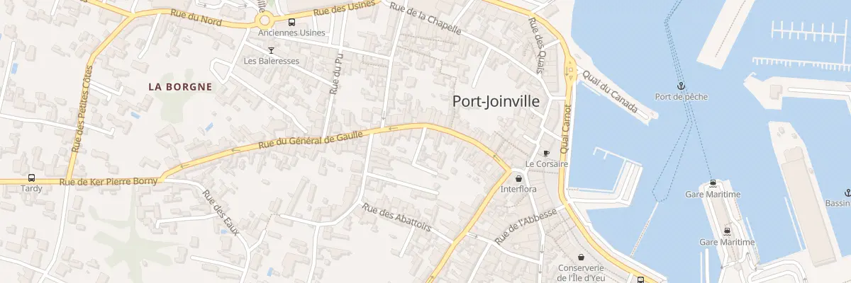 Plan du 25 Rue du général de gaulle à L’Île-d’Yeu