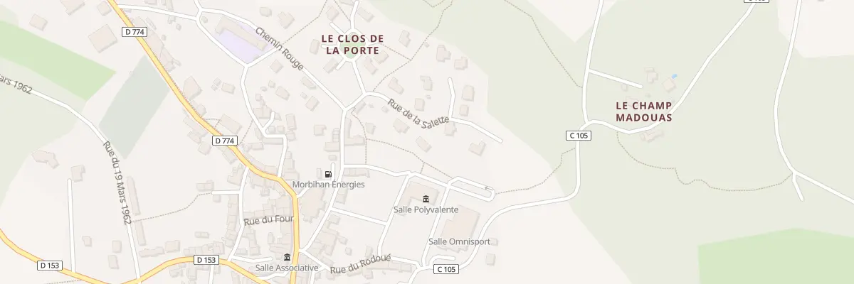 Plan du 11 Lot de la Salette à Limerzel