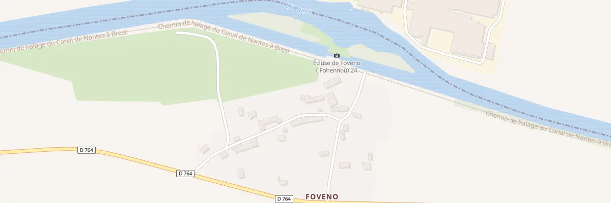Plan du 5004 Fohenno à Saint-Congard