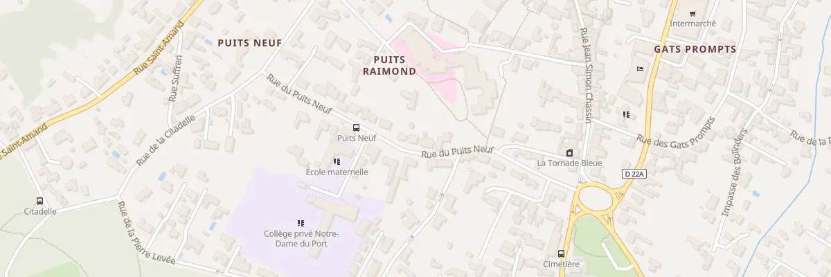 Plan du 42 Rue du puits neuf à L’Île-d’Yeu