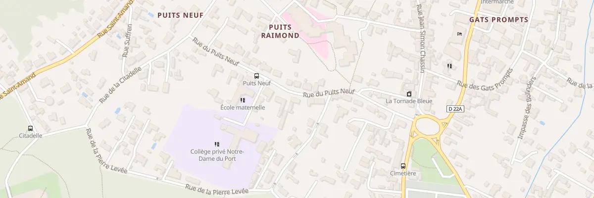 Plan du 39 Rue du puits neuf à L’Île-d’Yeu