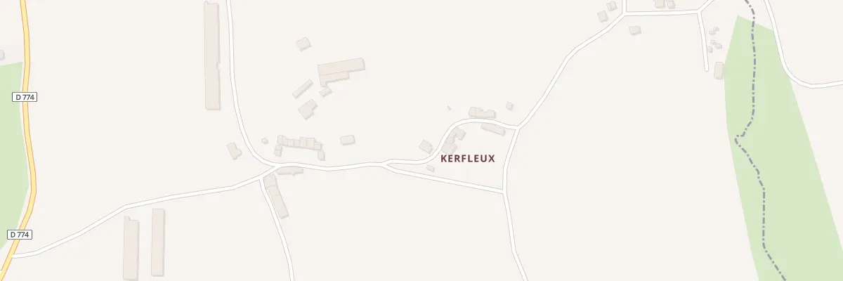 Plan du 5039 Kerfleux à Limerzel