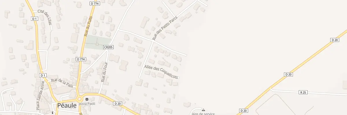 Plan du 3 Rue du Courtil à Péaule