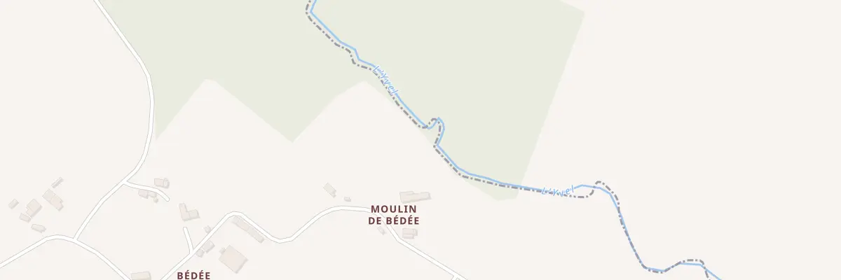 Plan du 2 Moulin de Bédée à Saint-Brieuc-de-Mauron