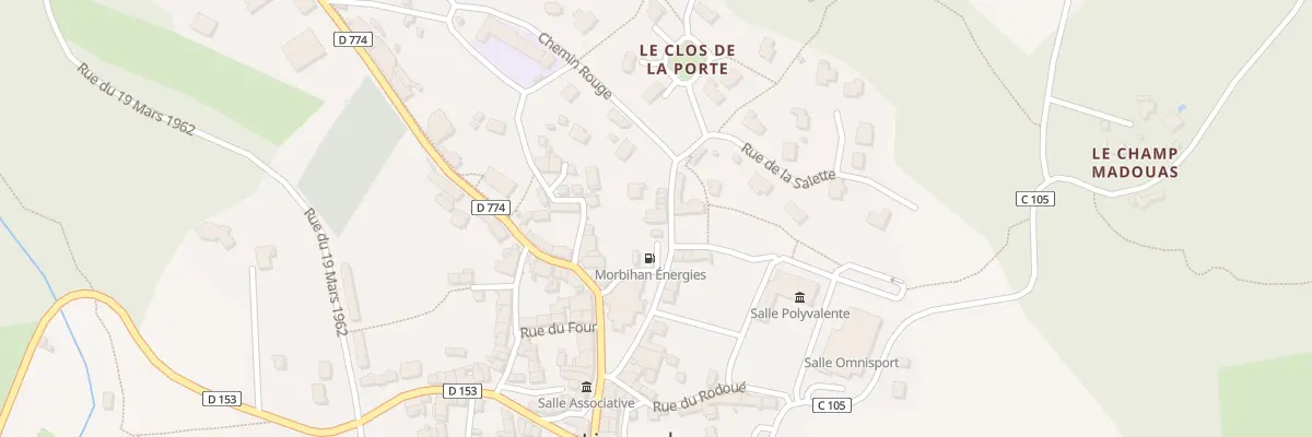 Plan du 1A Rue de la Stevannerie à Limerzel