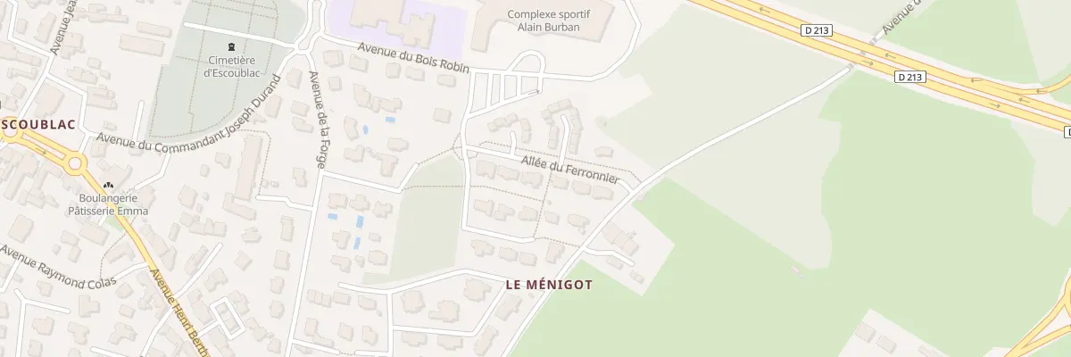 Plan du 7 All du Ferronnier à La Baule-Escoublac
