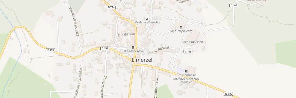 Plan du 5 Rue du Rodoué à Limerzel