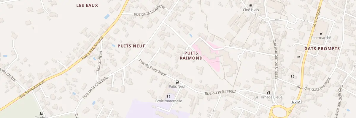 Plan du 60 Rue du puits neuf à L’Île-d’Yeu
