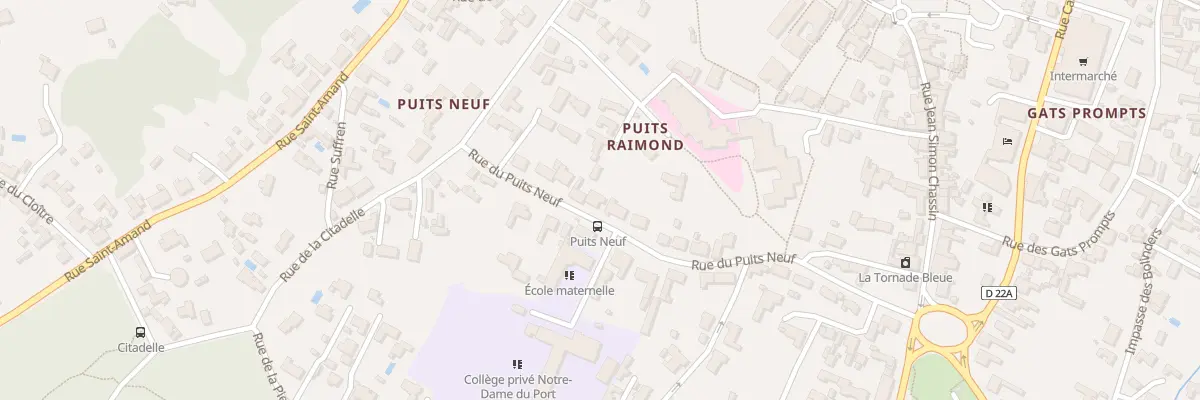 Plan du 56 Rue du puits neuf à L’Île-d’Yeu