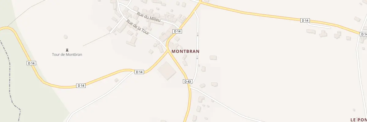 Plan du 7 Rue de la Forge Montbran à Pléboulle