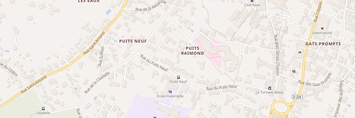 Plan du 58 Rue du puits neuf à L’Île-d’Yeu
