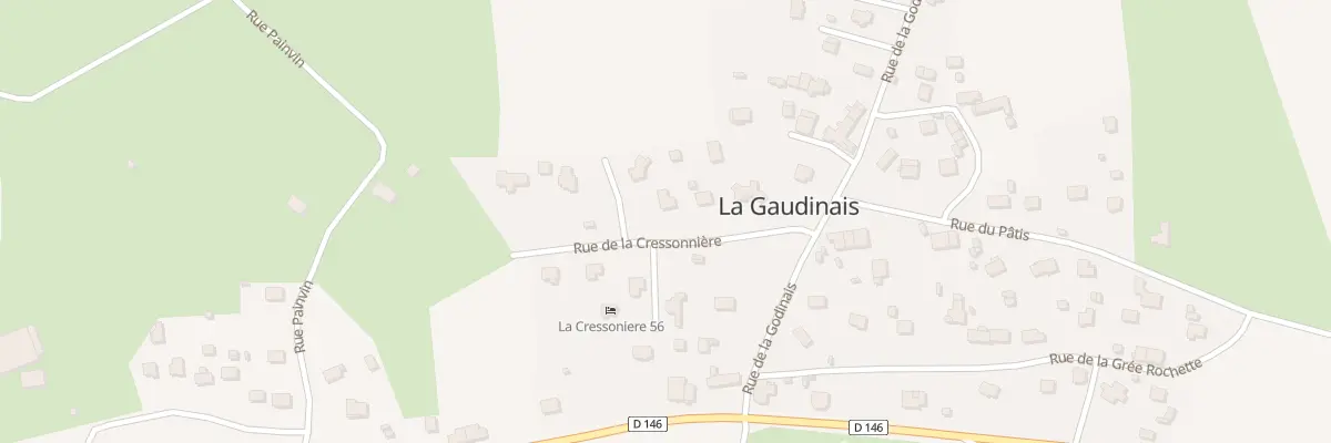 Plan du 6 Rue de la Cressonnière à Missiriac