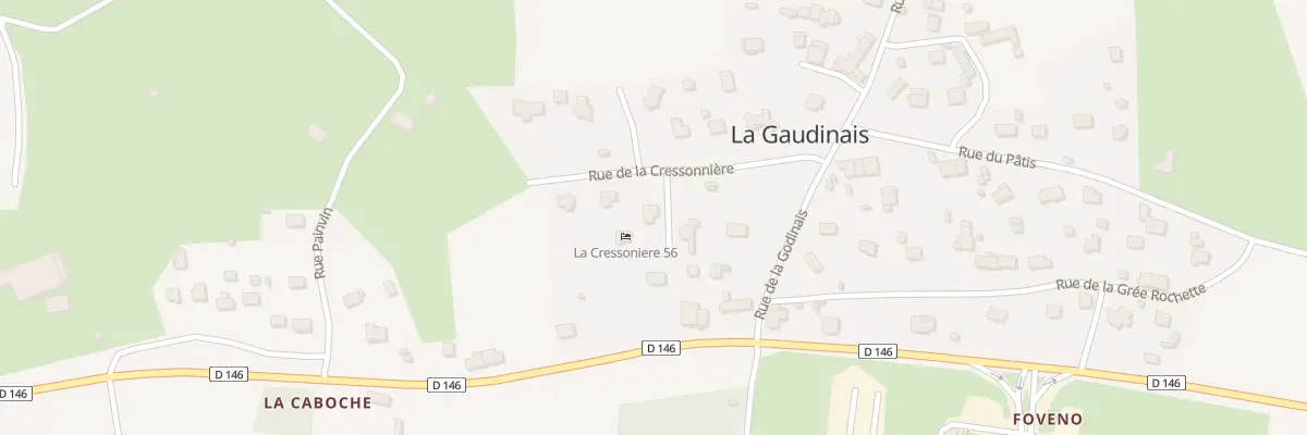 Plan du 5 Rue de la Cressonnière à Missiriac