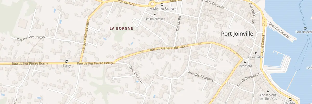 Plan du 61 Rue du général de gaulle à L’Île-d’Yeu