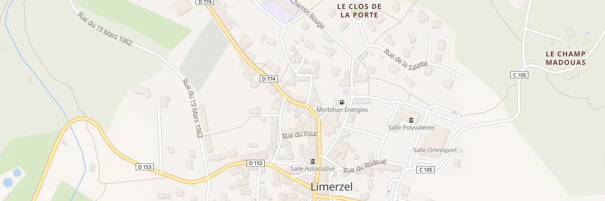 Plan du 8 Rue de la Mairie à Limerzel
