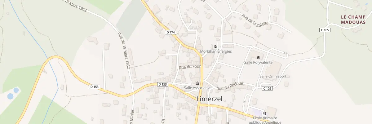 Plan du 6 Rue du Four à Limerzel