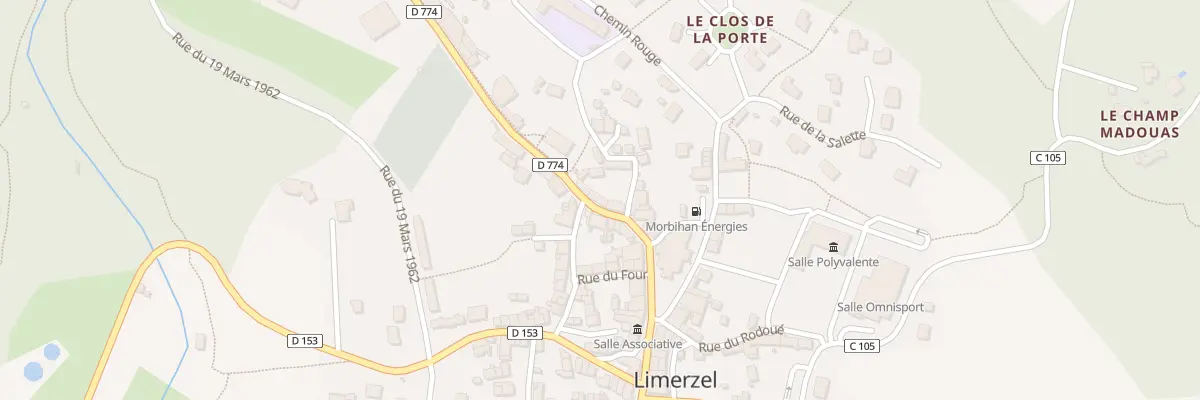 Plan du 10 Rue de la Mairie à Limerzel