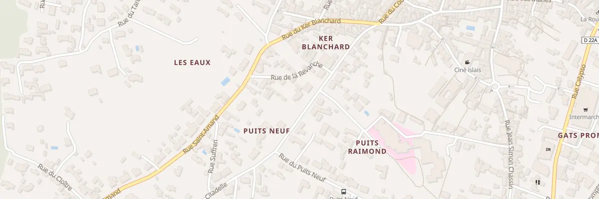 Plan du 24 Rue du puits mulet à L’Île-d’Yeu