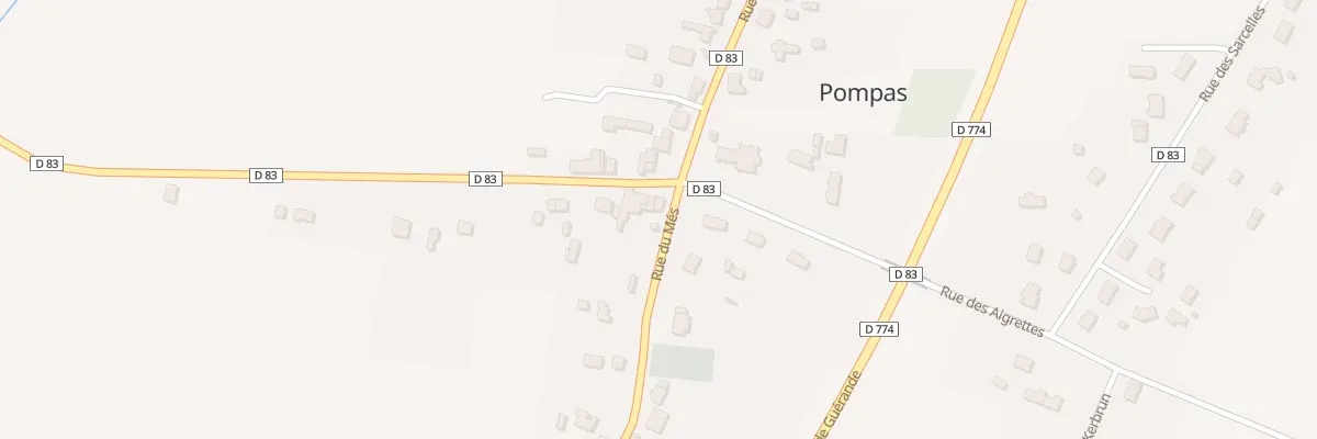 Plan du 1 Rue de l’Ocean (Rd83) - Pompas à Herbignac