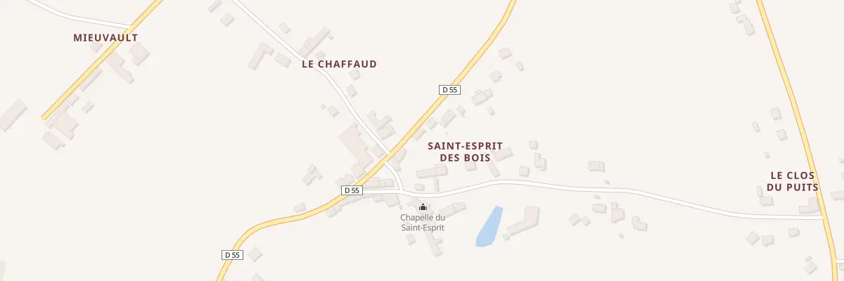 Plan du 12 Le Saint Esprit à Plédéliac