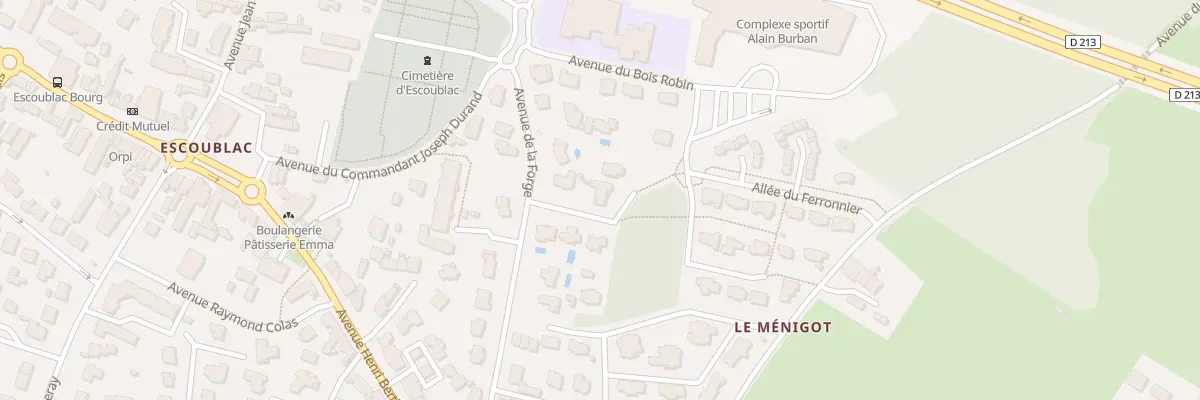Plan du 1 All des Freshes Durand à La Baule-Escoublac