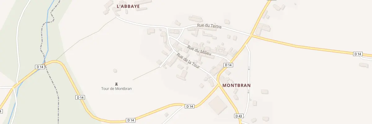 Plan du 5 Rue de la Tour Montbran à Pléboulle