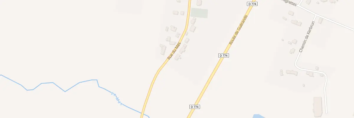 Plan du 2 Rue du Més-Pompas à Herbignac