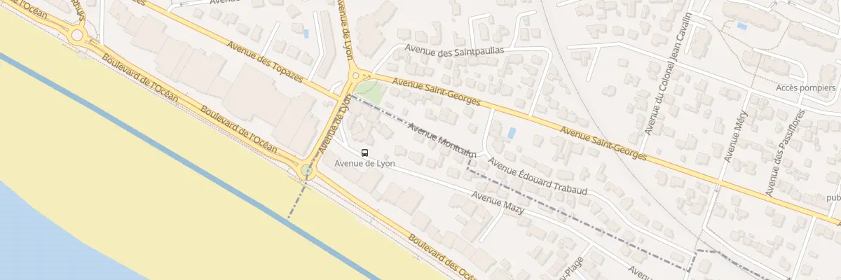 Plan du 14 Av Montcalm à Pornichet