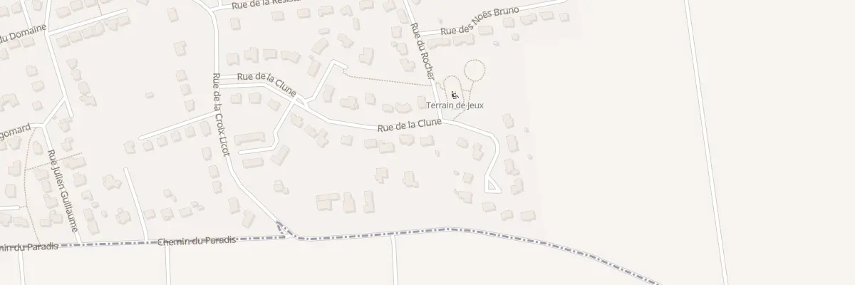 Plan du 22 Rue de la Clune à Gourhel