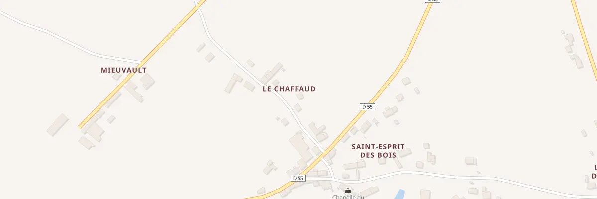 Plan du 208 Le Chaffaud à Plédéliac