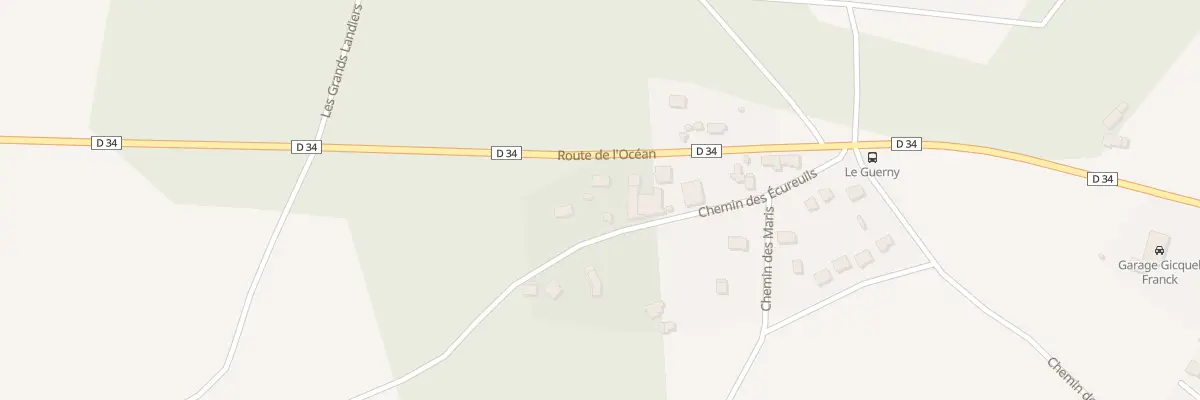 Plan du 15 Rte de l’Océan à Férel