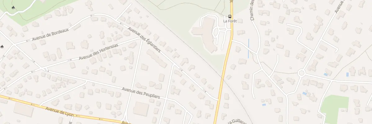 Plan du 21 Av des Églantiers à La Baule-Escoublac