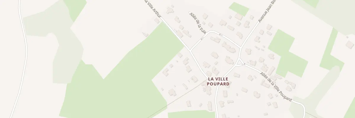 Plan du 7 Rte de la Ville Arthur à La Baule-Escoublac
