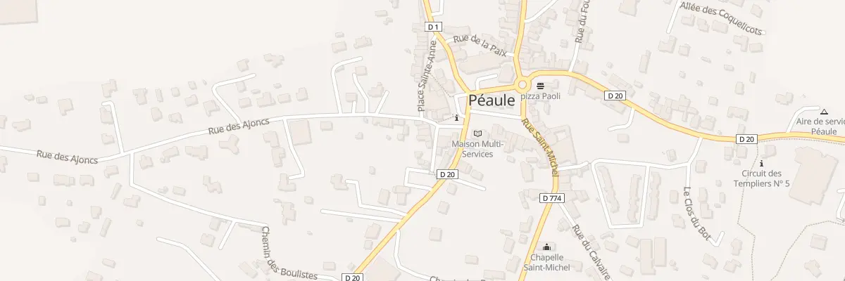 Plan du 5 Pl St Gaudence à Péaule