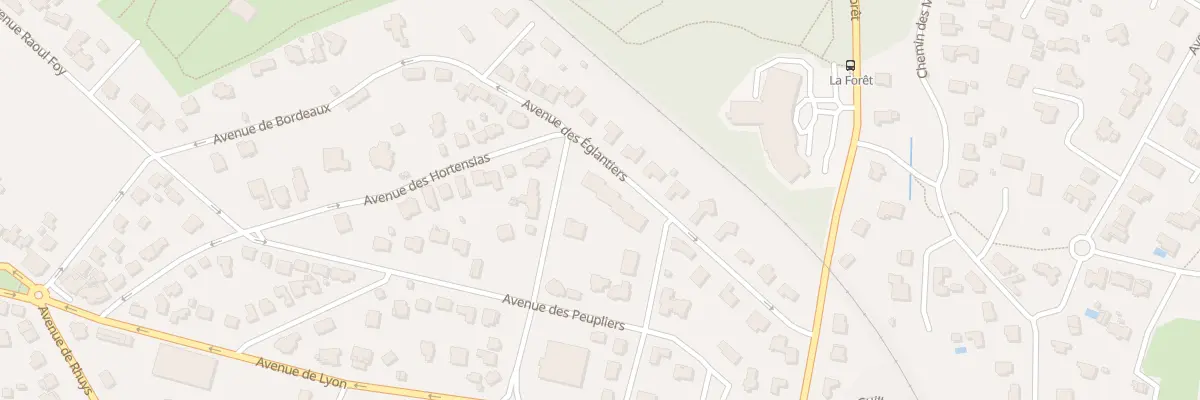 Plan du 15 Av Lucien Guitry à La Baule-Escoublac