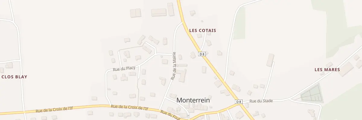 Plan du 6 Rue de la Mairie Monterrein à Ploërmel