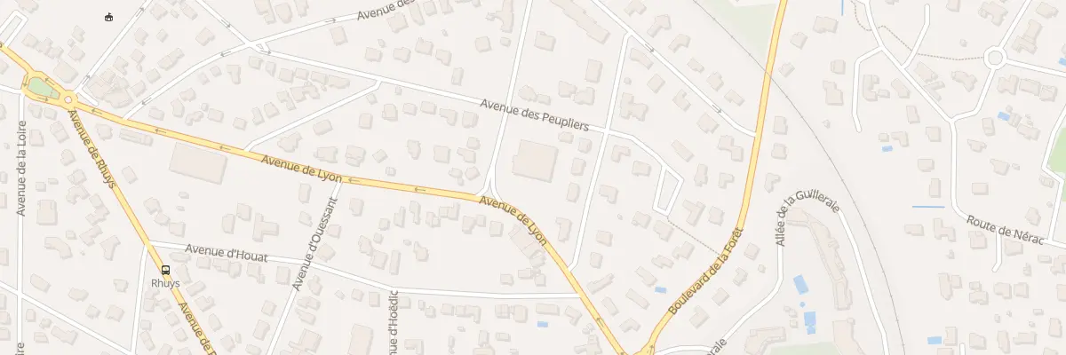 Plan du 2 Av Professeur Thiroloix à La Baule-Escoublac