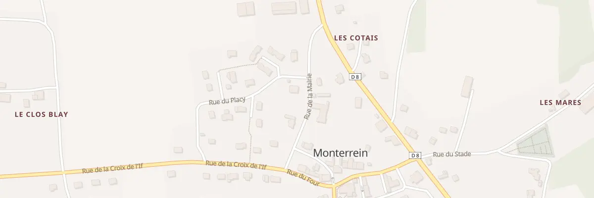 Plan du 1 Rue de la Mairie Monterrein à Ploërmel