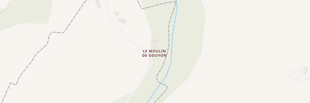 Plan du 2 Gouyon à Hénanbihen