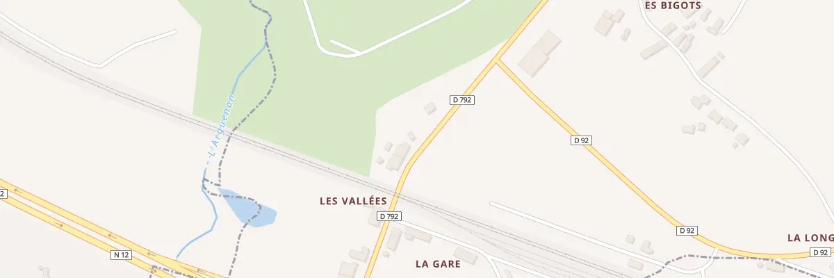 Plan du 54 Les Vallées à Jugon-les-Lacs