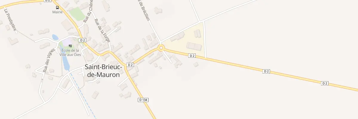 Plan du 16 Rue de la Quintaine à Saint-Brieuc-de-Mauron