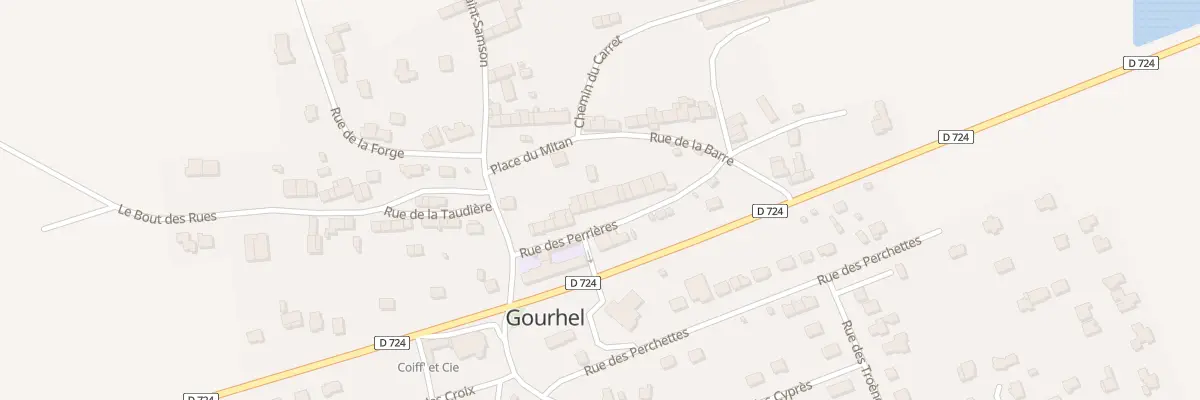 Plan du 13 Rue des Perrières à Gourhel