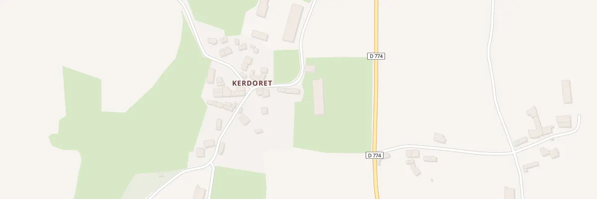Plan du 5017 Kerdoret à Limerzel