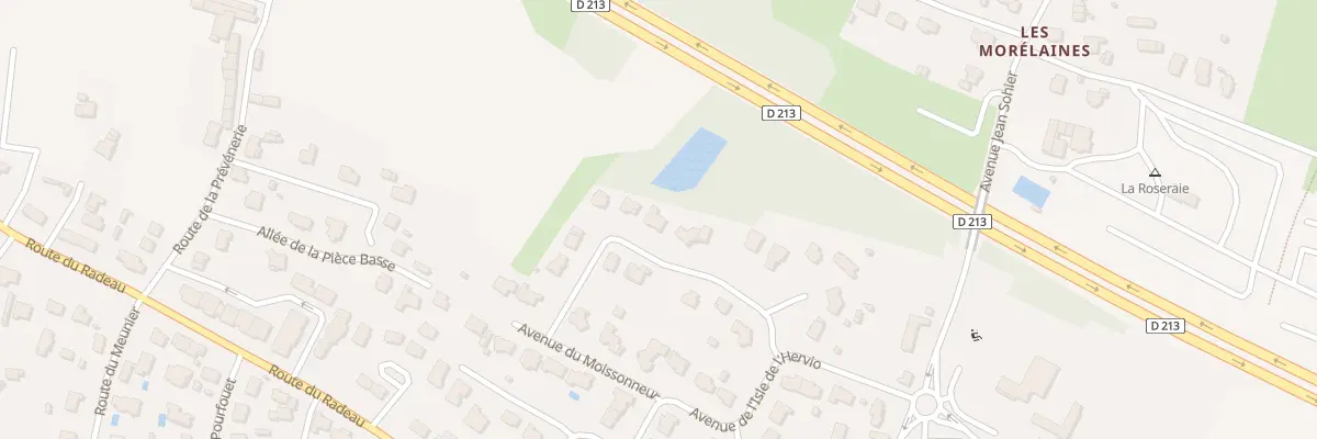 Plan du 10 All du Méru à La Baule-Escoublac