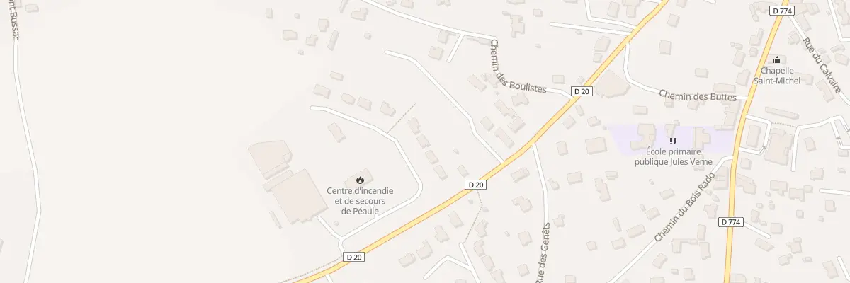 Plan du 3 Lot de Bel Air à Péaule