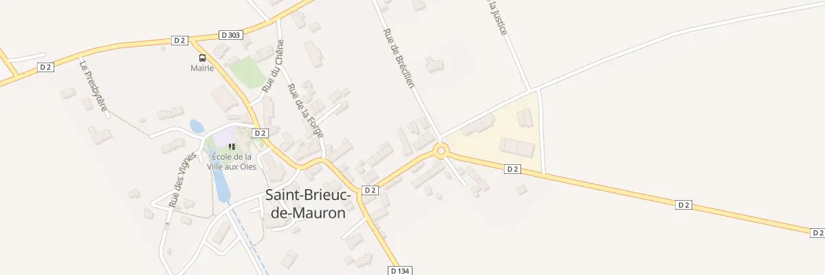 Plan du 23 Rue de la Quintaine à Saint-Brieuc-de-Mauron