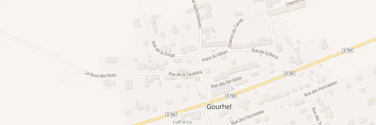 Plan du 5173 Le Bout des Rues à Gourhel
