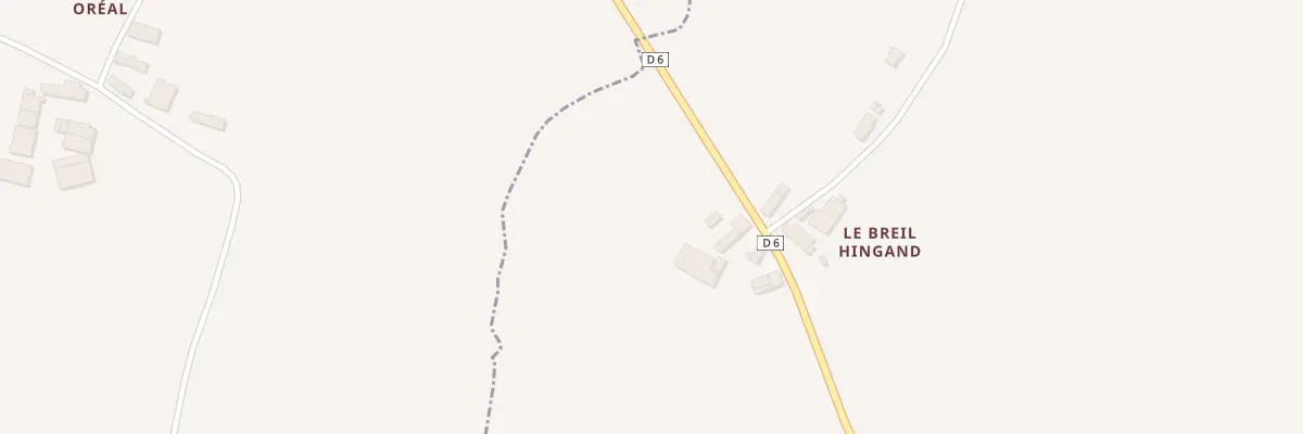 Plan du 1 Le Breil Hingant à Illifaut